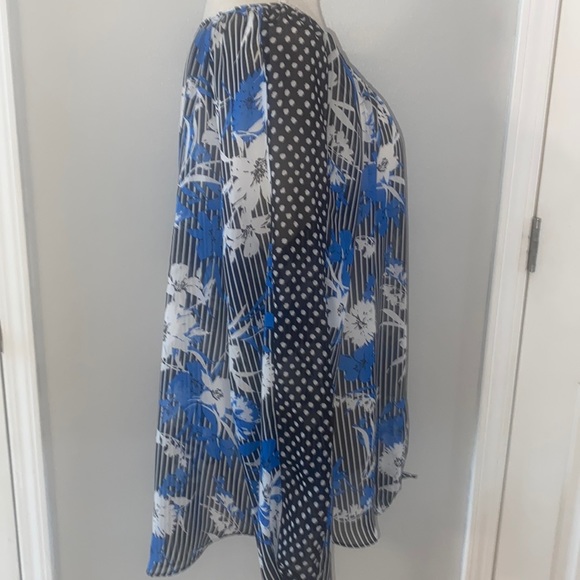 Apt. 9 Chiffon Long Sleeve Blouse - Picture 4 of 10